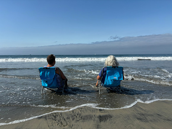 NoraDeena at beach